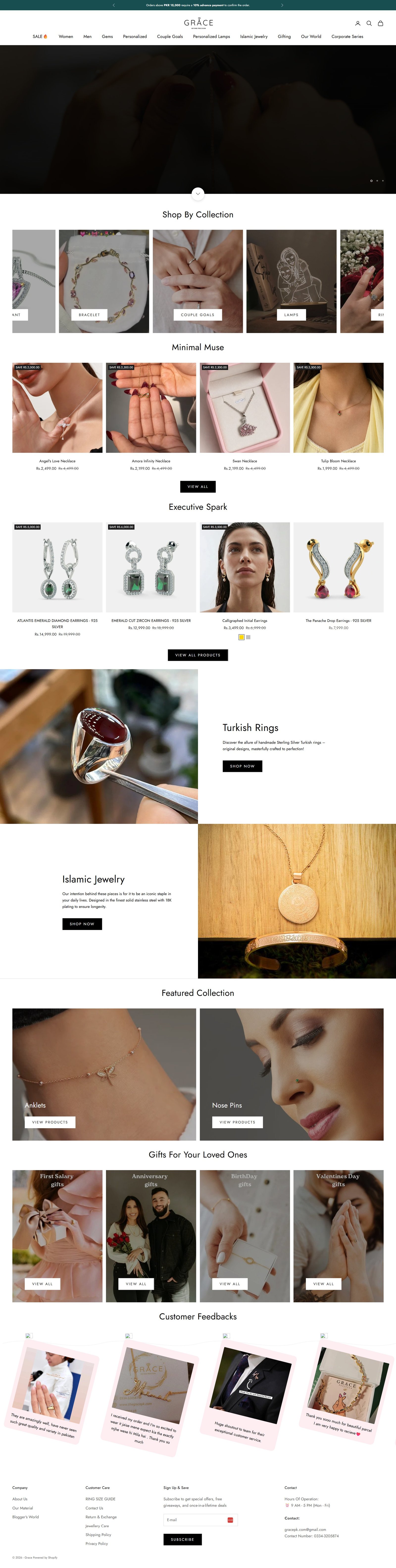 The Grace homepage