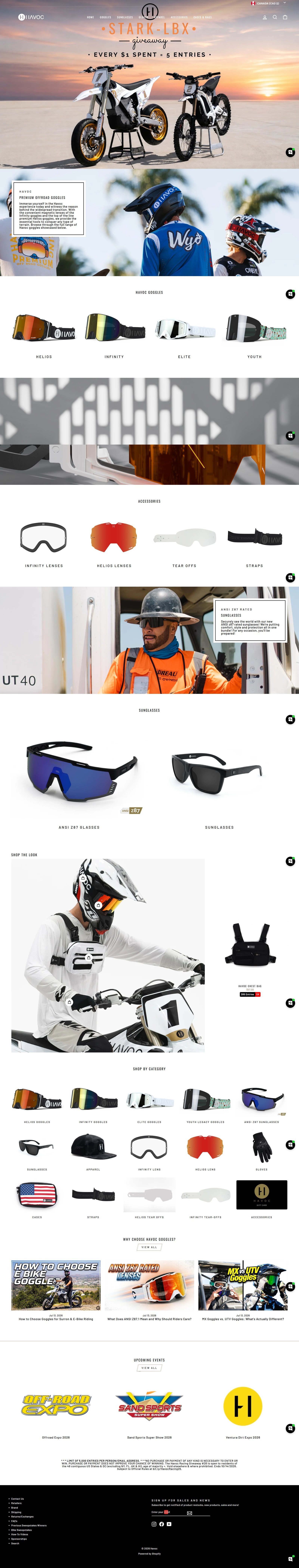 Havoc Racing Co homepage