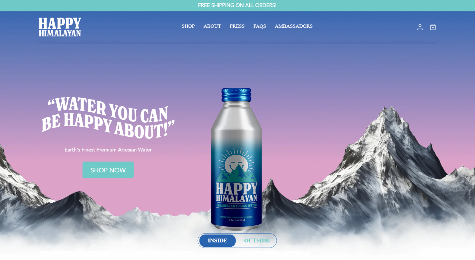 Happy Himalayan website screenshot