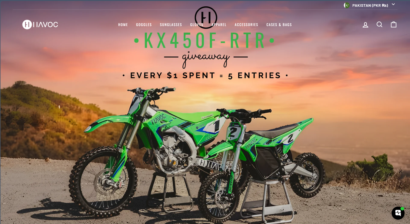 Havoc Racing Co website screenshot